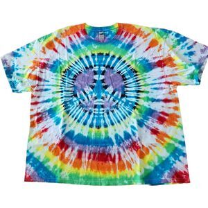 3XL Tie Dye T-Shirt Colorful Handcrafted Design Unique Pattern, Comfortable NWOT